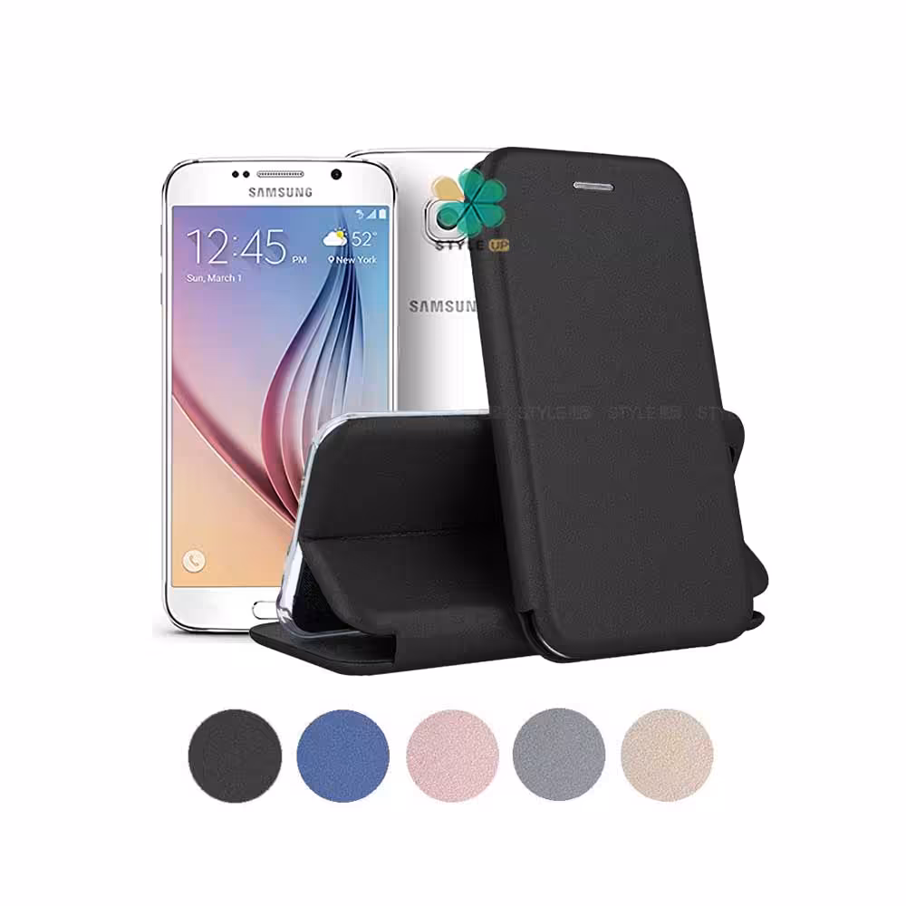 کیف کلاسوری چرمی گوشی سامسونگ Samsung Galaxy S6