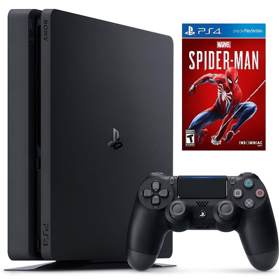 کنسول بازی سونی مدل Playstation 4 Slim کد CUH-2216B Region 2 - ظرفیت 1 ترابایت  به همراه بازی  spider man