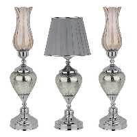 آباژور رومیزی مدل 150 به همراه شمعدان مجموعه سه عددی