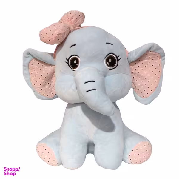 عروسک مدل فیل تل دار 25 سانتی متر