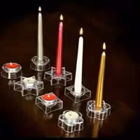 کد505 - جاشمعی پلاستیکی - جا شمعی وارمر - جاشمعی سکه ای