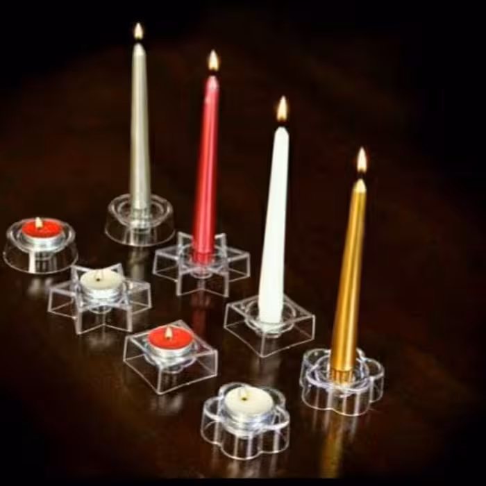 کد505 - جاشمعی پلاستیکی - جا شمعی وارمر - جاشمعی سکه ای