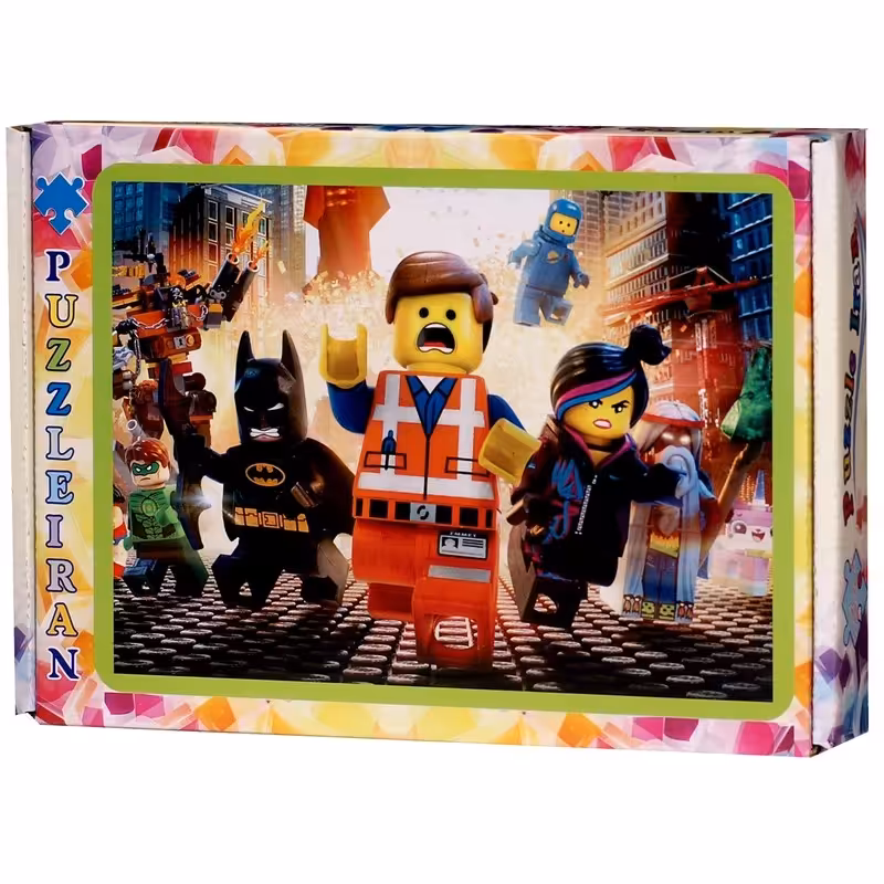 پازل 140تکه ایران پازل در طرح های کارتنی