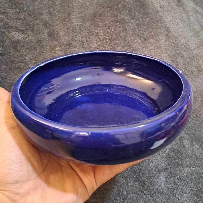 گلدان آبی تیره. سایز کوچک. 