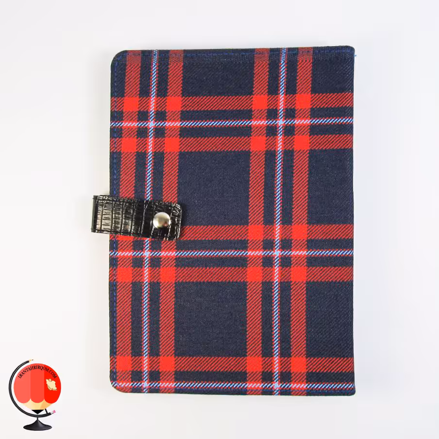 دفتر کلاسوری 100 برگ طرح باربری زرشکی آپادانا