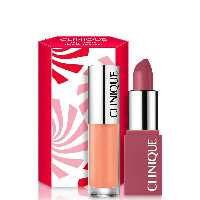 ست رژ لب پرایمر دار و برق لب کلینیک CLINIQUE Pop Treats Lipstick Set