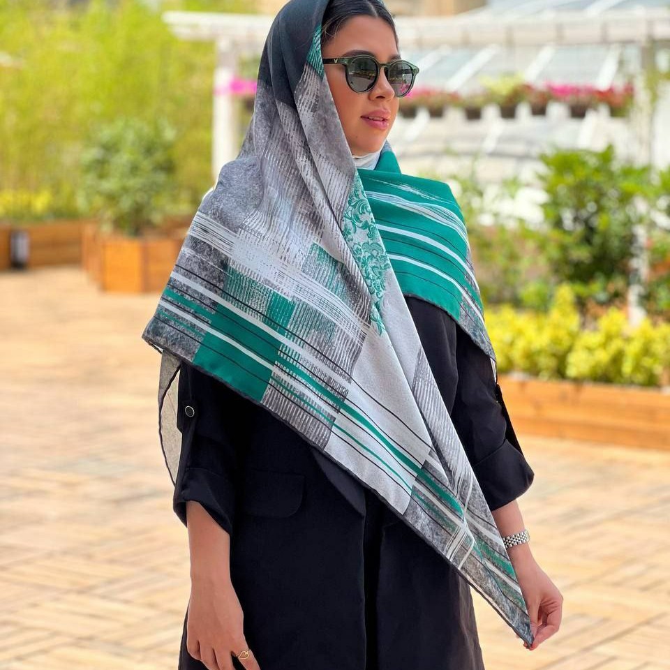 روسری نخی خنک قواره 140