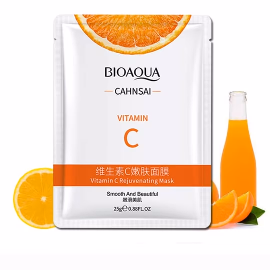 ماسک ورقه ای ویتامین سی  بیوآکوا