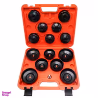 آچار فیلتر روغن مدل بلک بول کد YPL-KASEI015 مجموعه 15 عددی