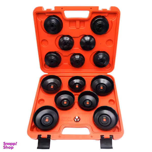 آچار فیلتر روغن مدل بلک بول کد YPL-KASEI015 مجموعه 15 عددی