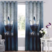 پرده اتاق خواب طرح آدیداس بروا گالری با کیفیت درجه یک و دوخت بسیار تمیز