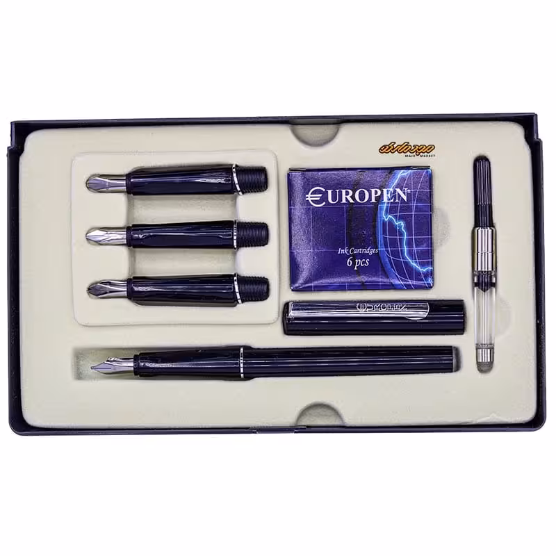 ست خودنویس 4 نوک (خوشنویسی) یوروپن مدل مانیسکریپ