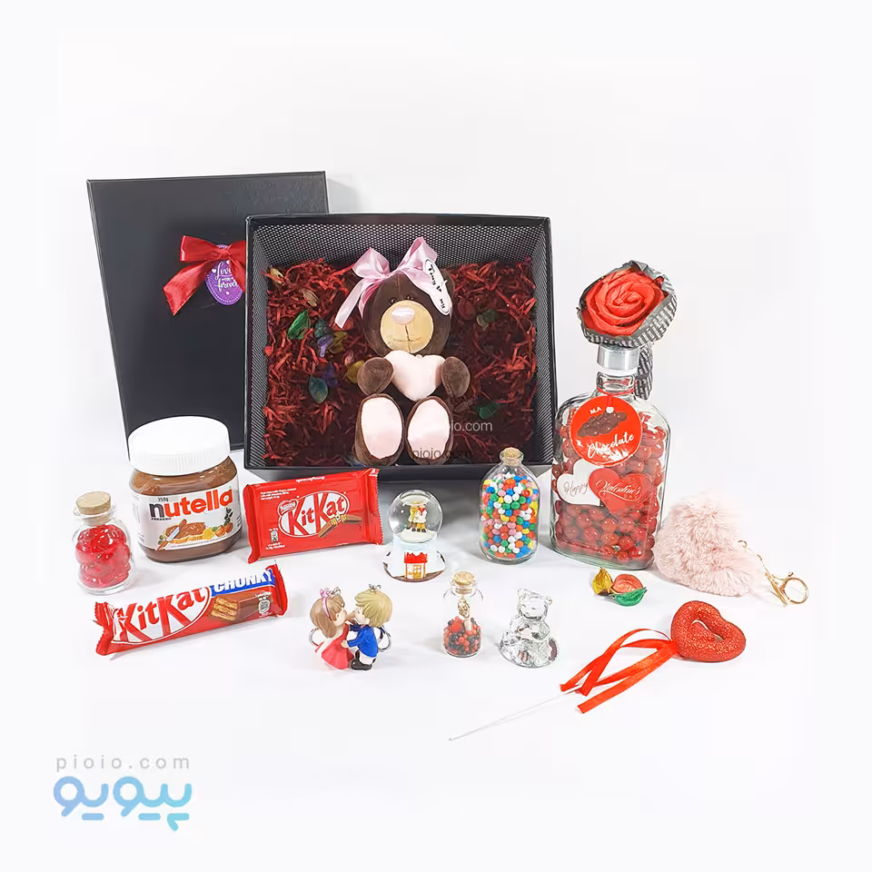 کادو دخترانه ولنتاین با عروسک خرس