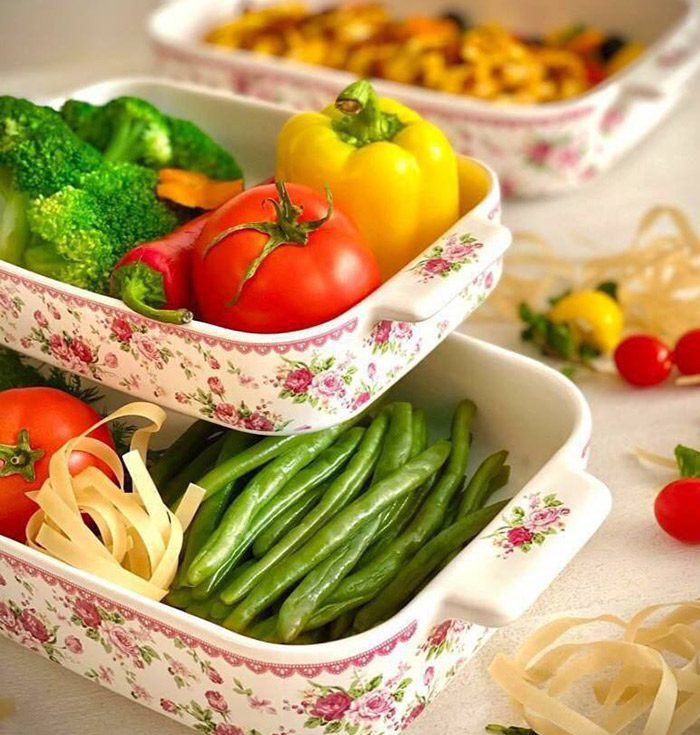 تابه سرامیکی سه سایز گلدار