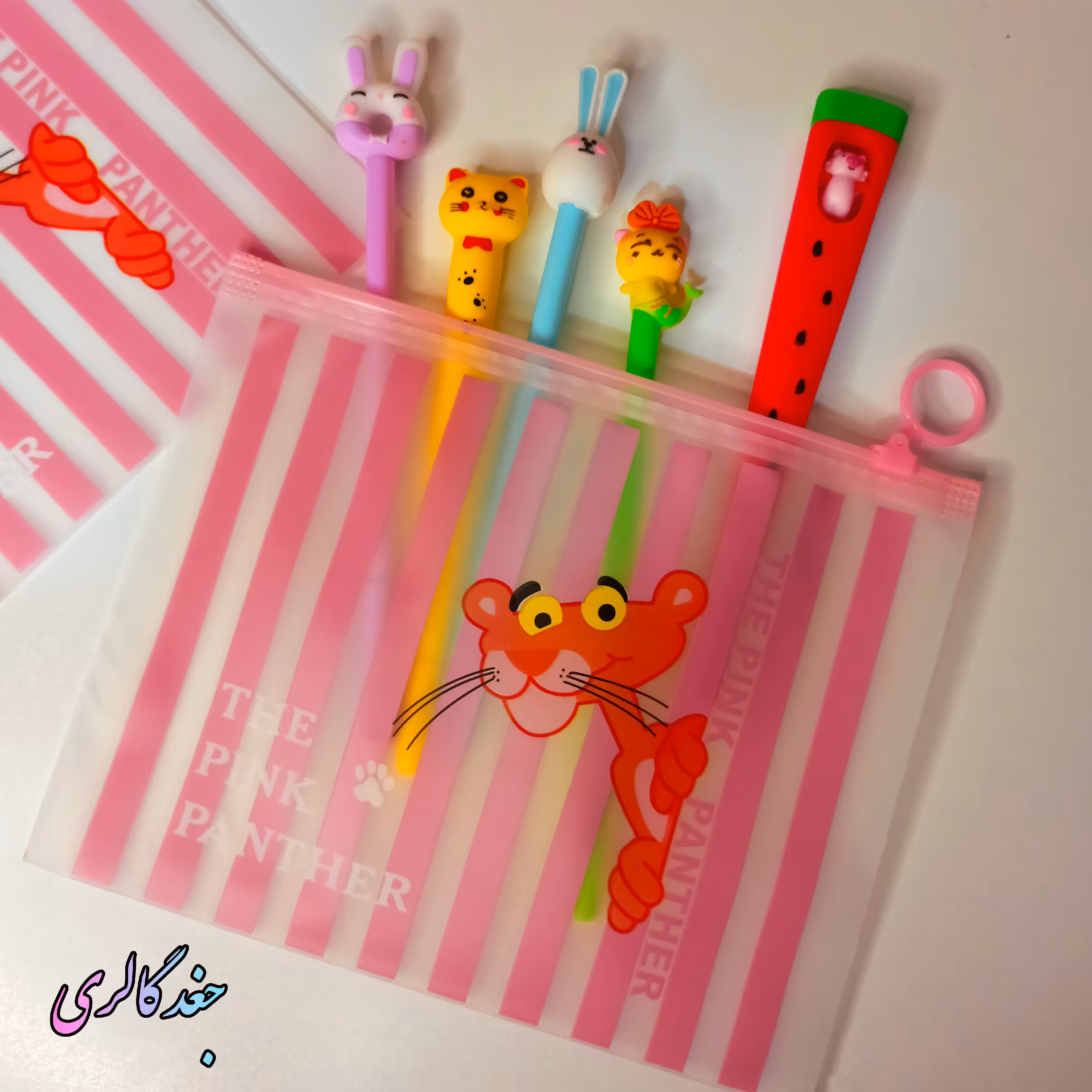 کاور A5 زیپ دار  با طرح های فانتزی 