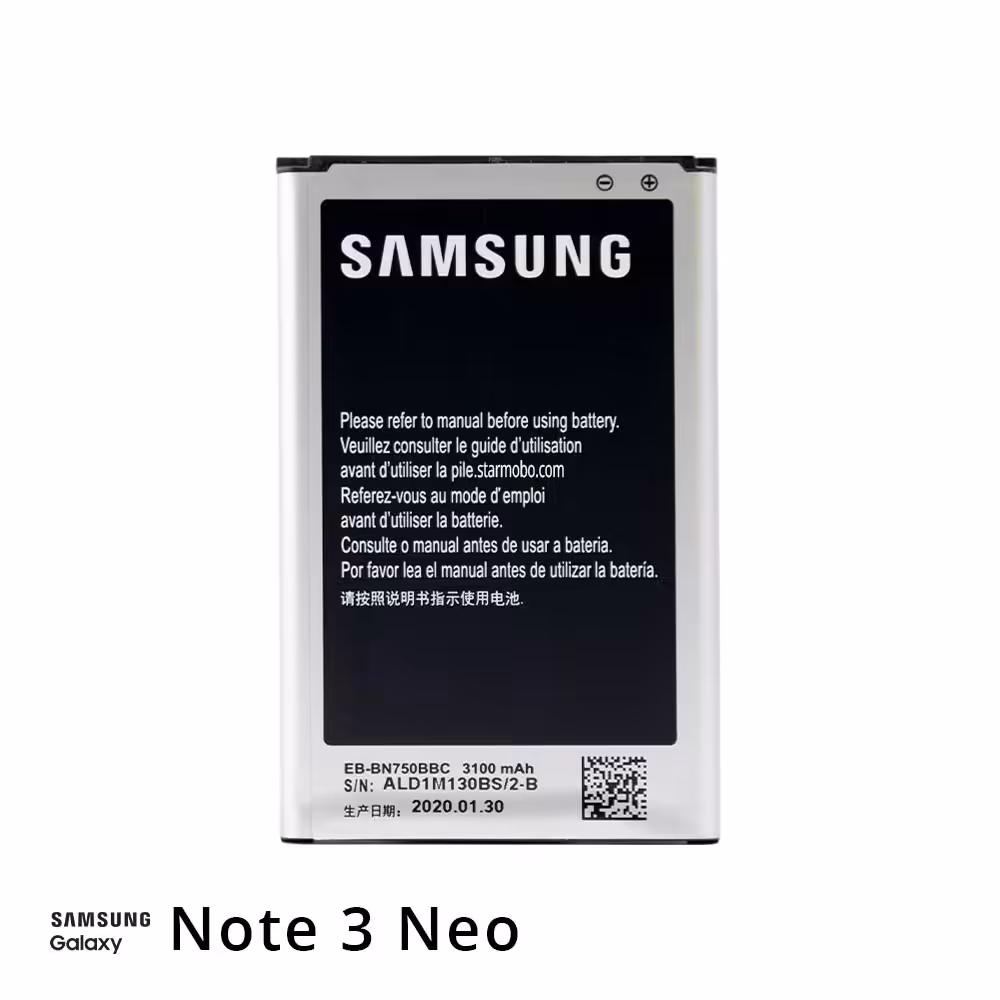 باتری اورجینال سامسونگ note 3 neo با 6 ماه گارانتی