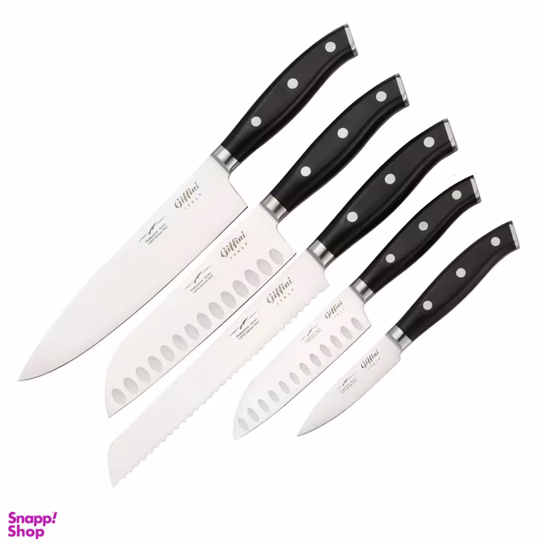 سرویس 5 پارچه چاقو آشپزخانه جی فی نی کد 01