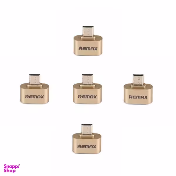 مبدل OTG microUSB ریمکس مدل hh بسته 5 عددی