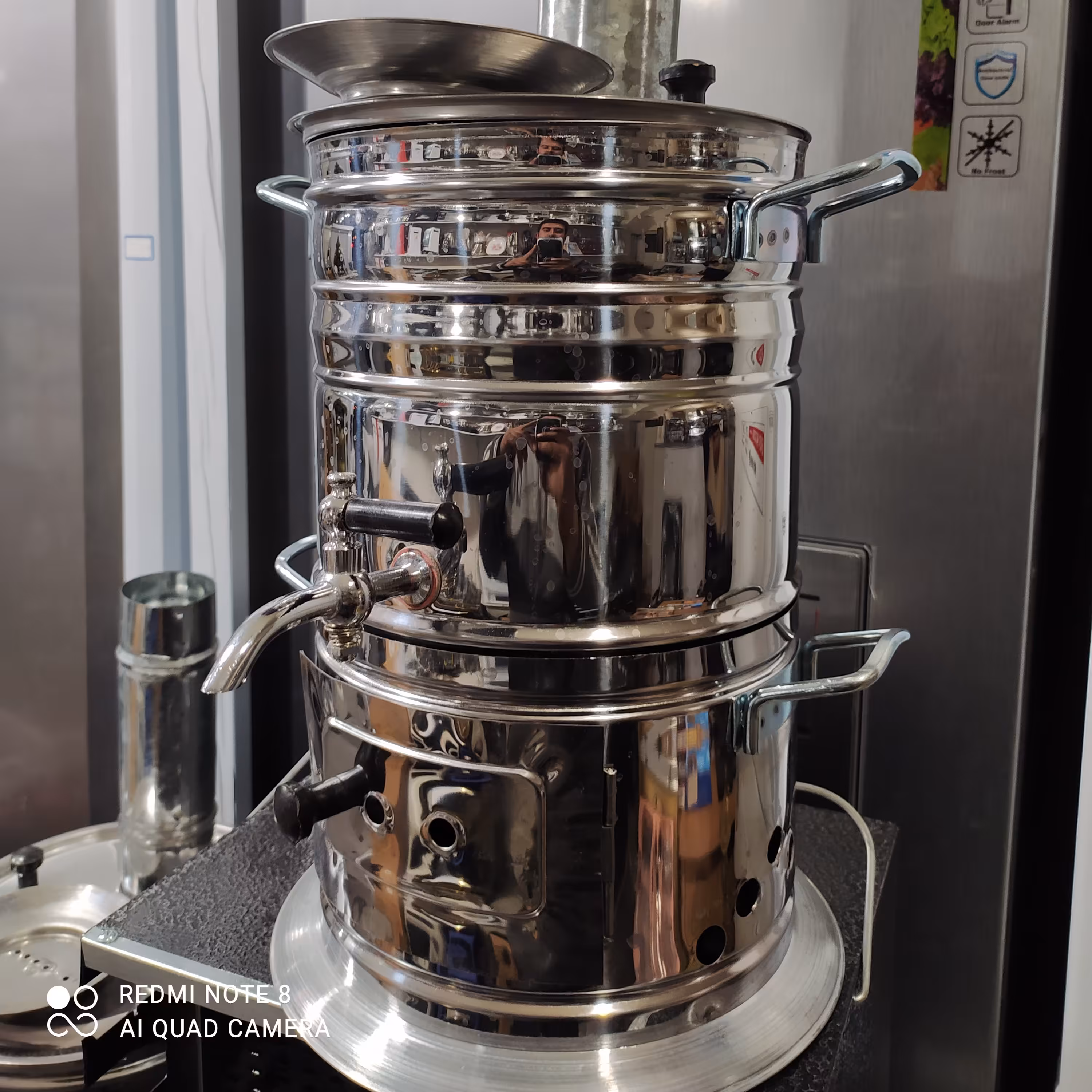 سماورزغالی استیل