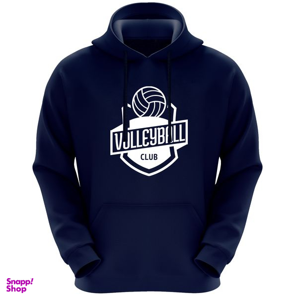 هودی مردانه طرح volleyball کد F620 رنگ سرمه ای