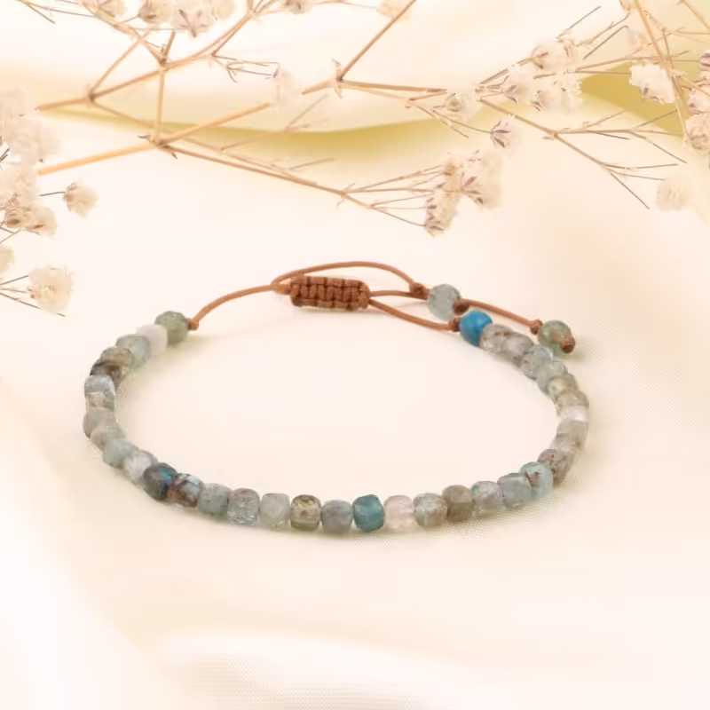 دستبند توپاز باکسی تراش جواهری  
(سایز 4 میل )
