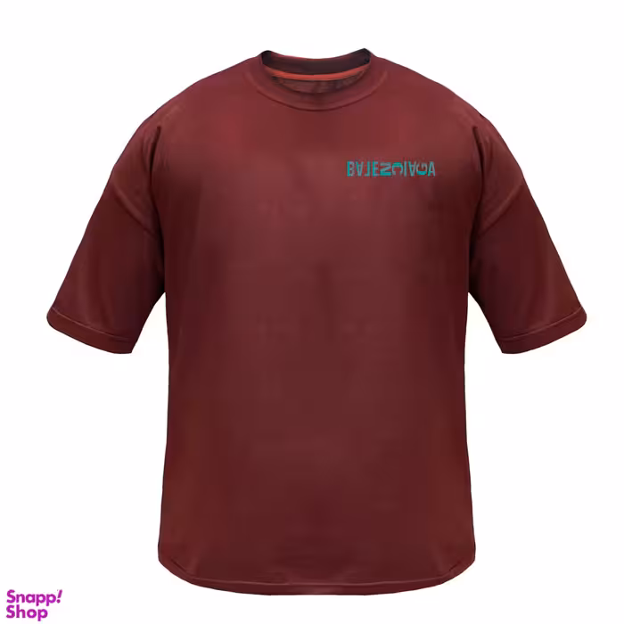 تیشرت مردانه مدل Balenciaga رنگ زرشکی