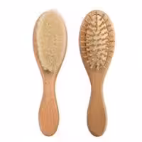 ست شانه و برس چوبی 2تیکه الیاف طبیعی اونت