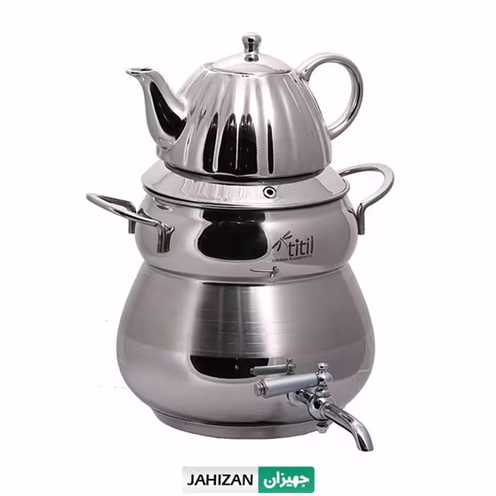 کتری قوری استیل تیتیل مدل آوا کد 460s