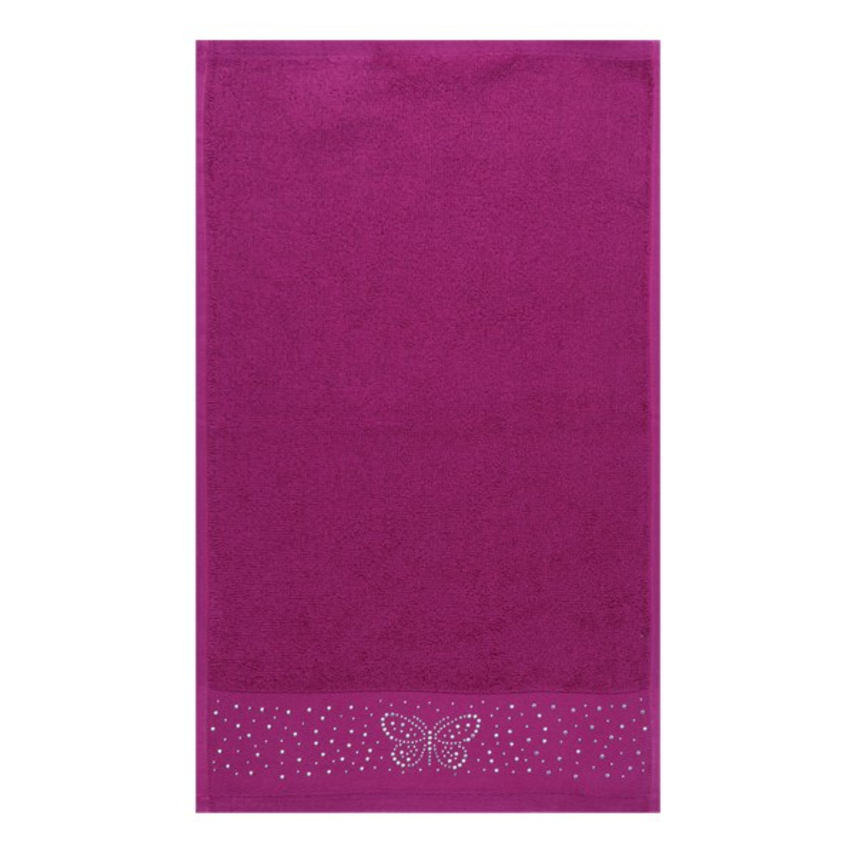 حوله دستی مدل پروانه-2 سایز 30x50 سانتی متر - کد 10061143025