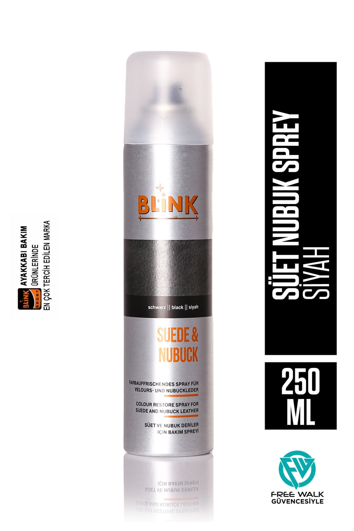 مراقبت کفش مشکی 250 میل رنگ تازه B 8410 Blink