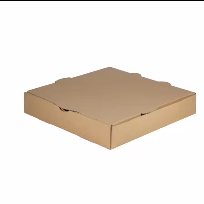جعبه پیتزا ساده کرافت 28 سانت ایفلوت بسته 1000 عددی ارسال بصورت پس کرایه