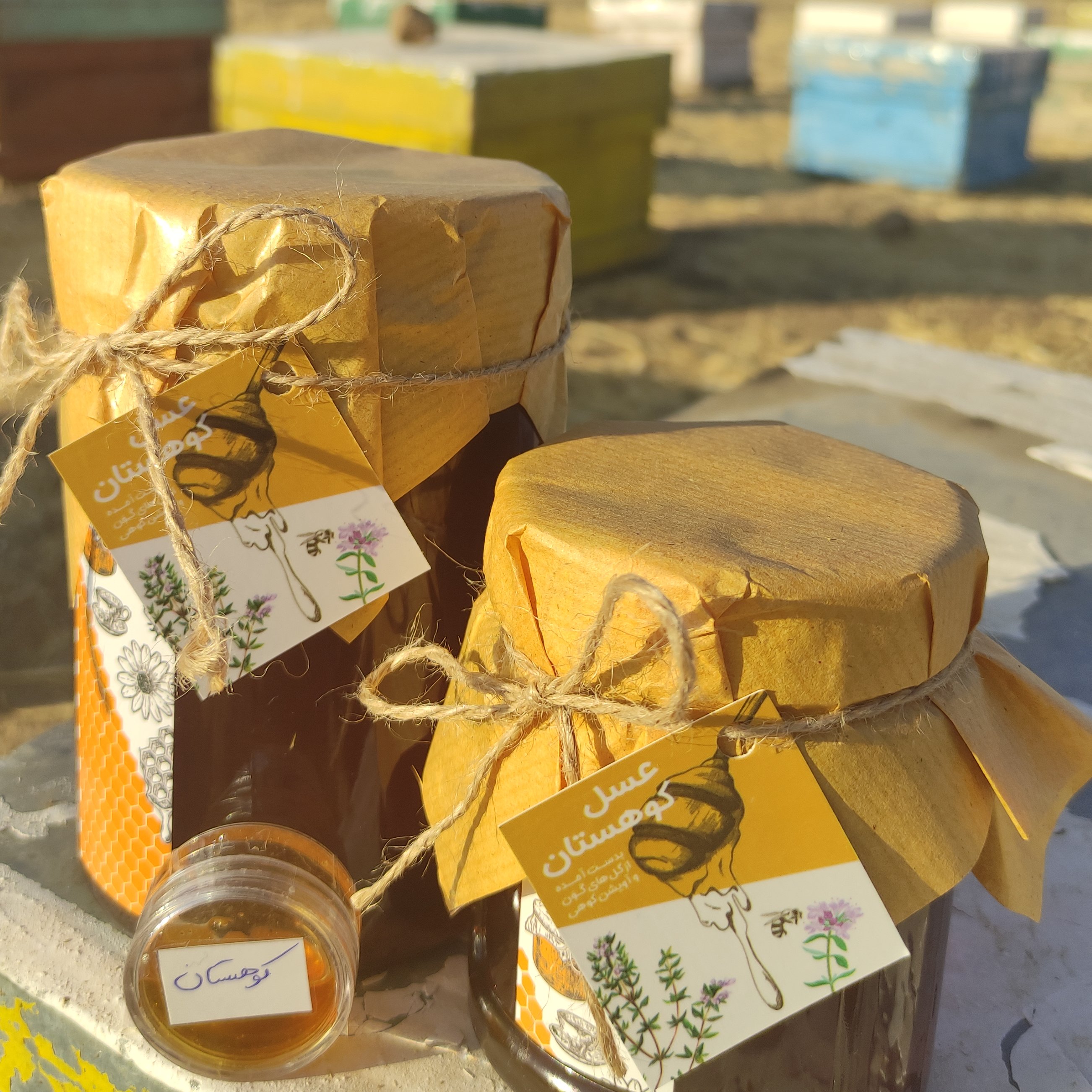 عسل طبیعی آویشن کوهستان یک کیلویی