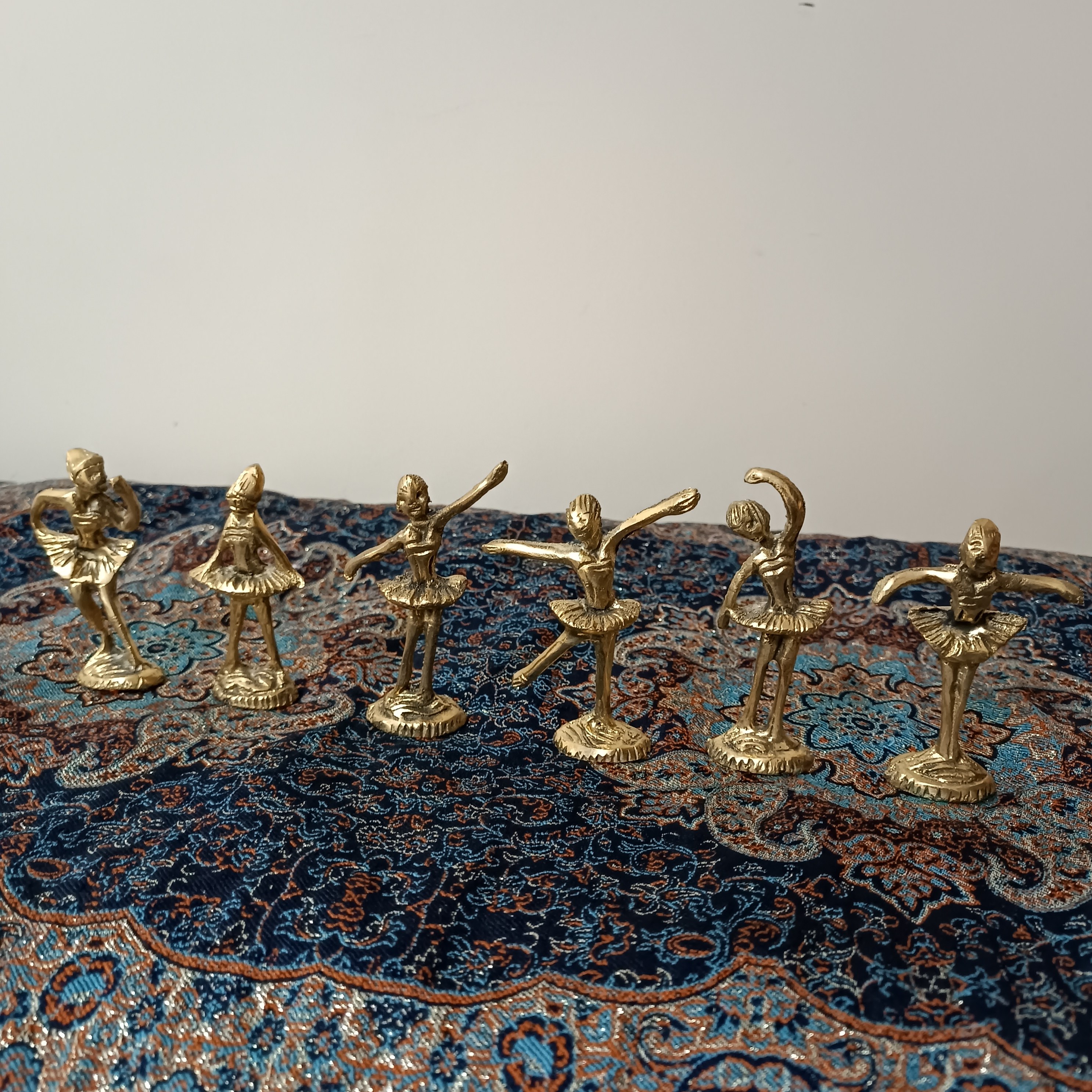 ست مجسمه برنجی رقص باله