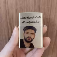 فندک زیپو بنزینی.طلایی و نقره ای 