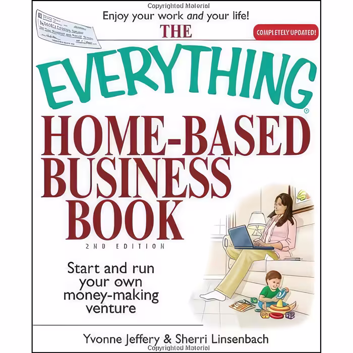 کتاب زبان اصلی The Everything HomeBased Business Book اثر Yvonne Jeffery