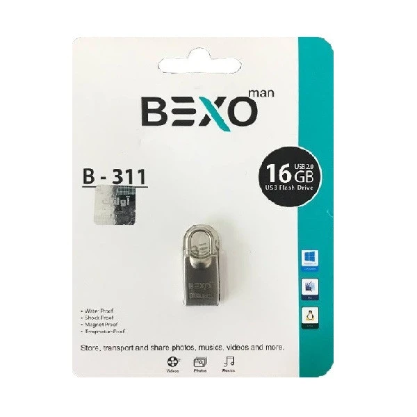 فلش مموری بکسو مدل B-311 ظرفیت 16 گیگابایت