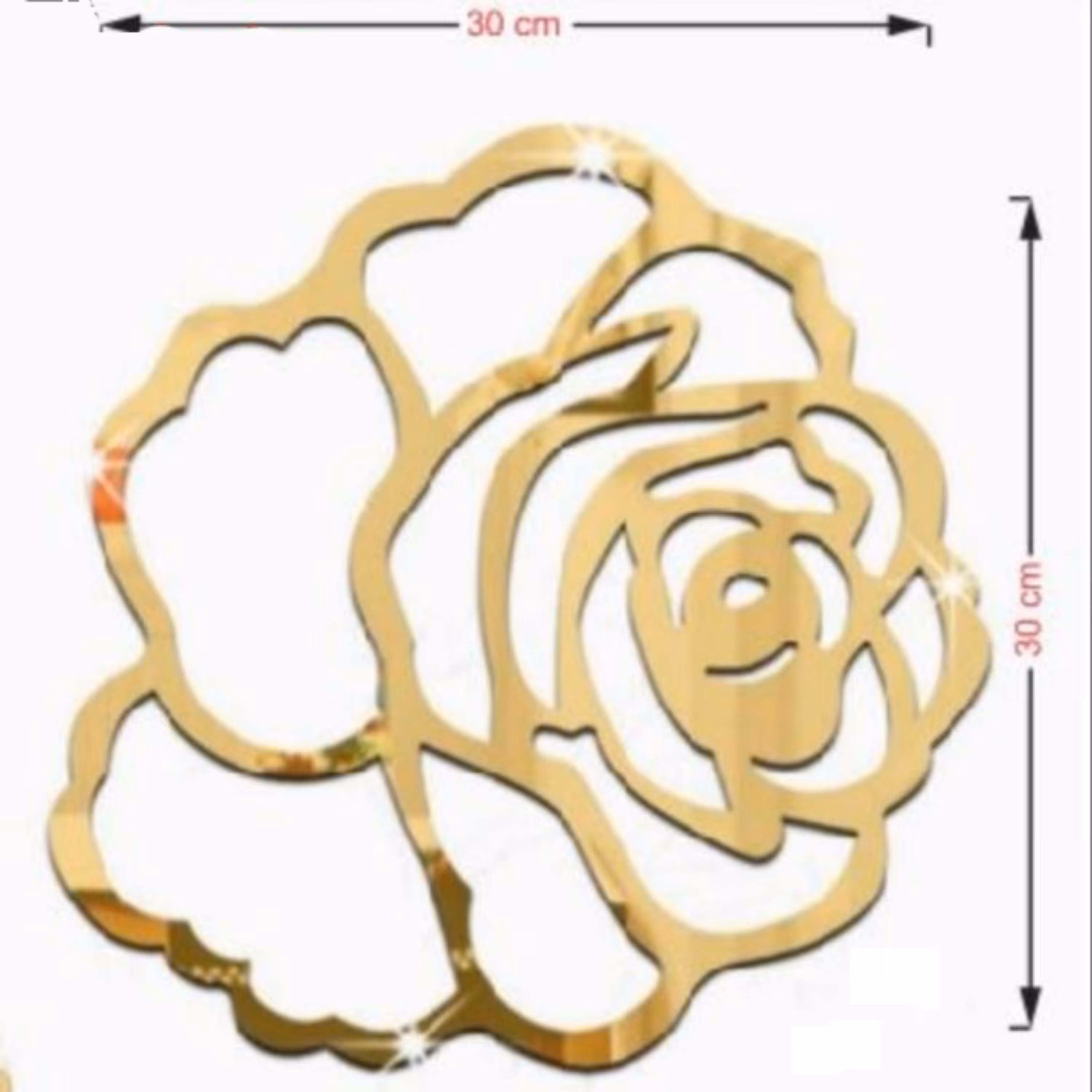 آینه دکوراتیو پدیده مدل رز