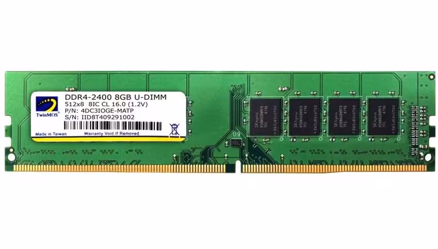 رم تک کاناله توینموس با حافظه 8 گیگابایت و فرکانس 2400 مگاهرتز