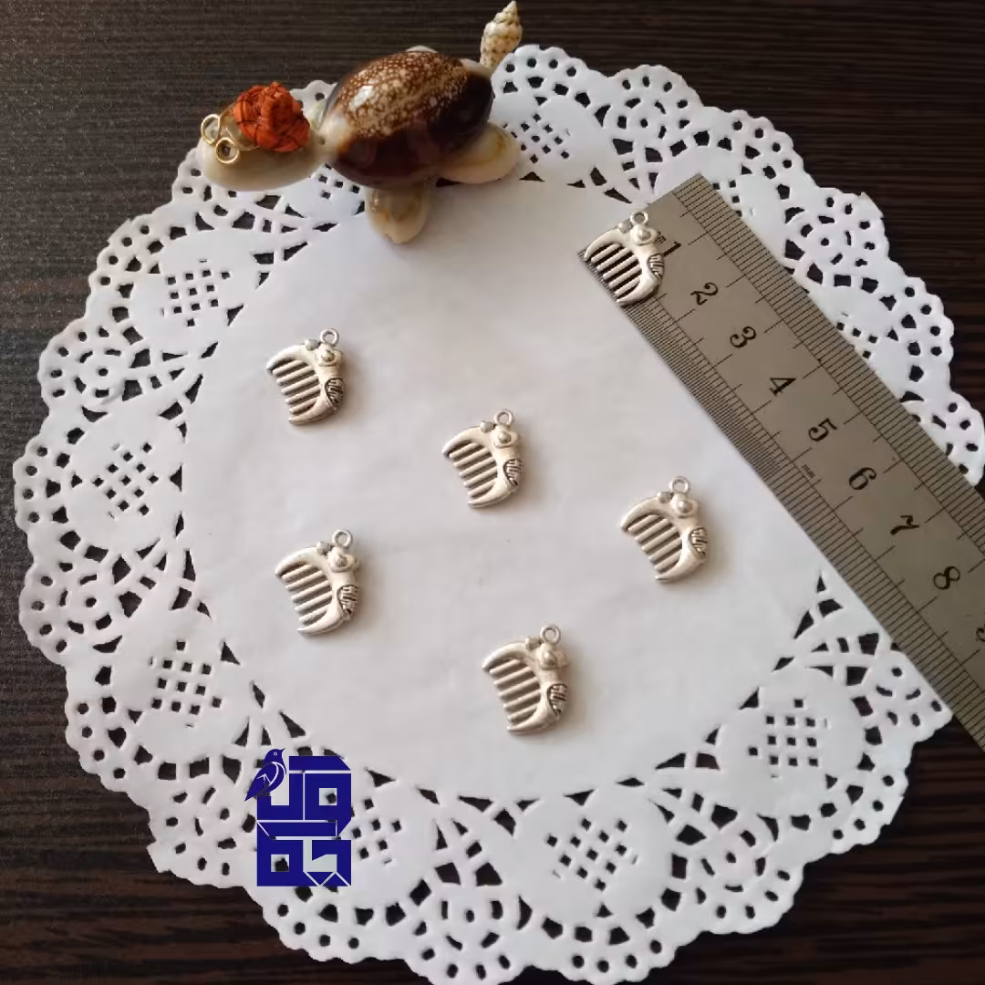 خرجکار نقره ای مدل شانه فروش بصورت جفتی