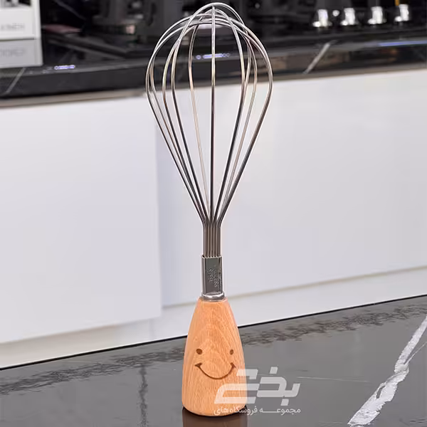 همزن دسته چوبی طرح لبخند