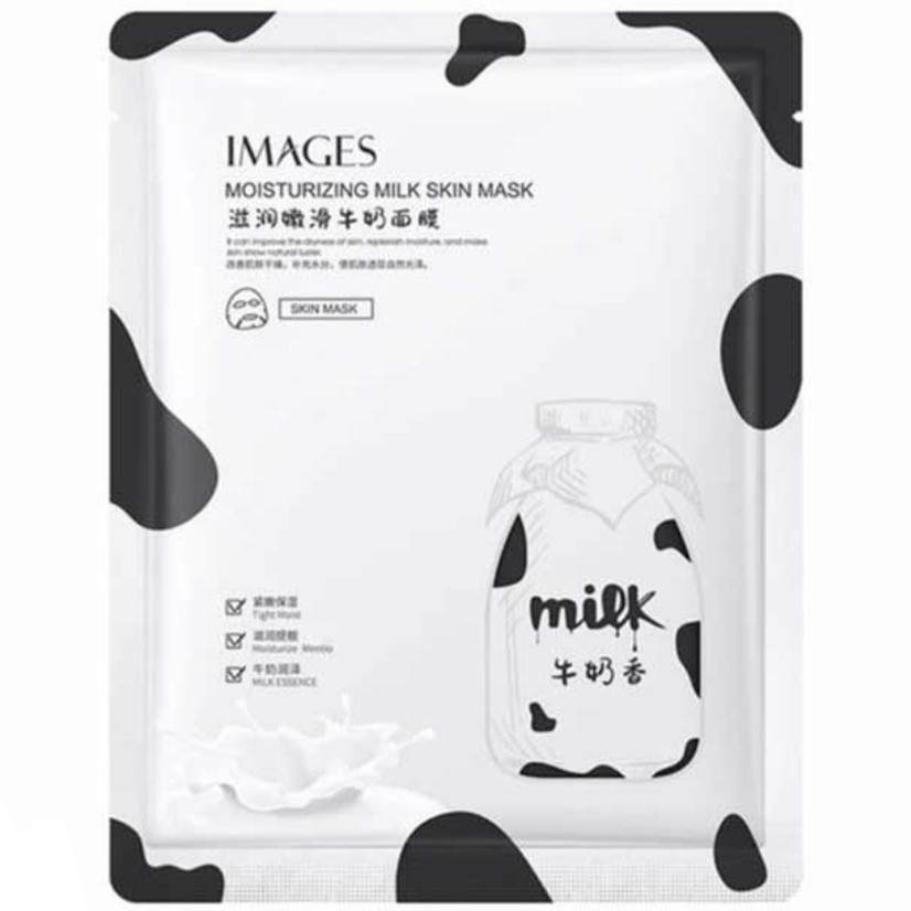 ماسک ورقه ای صورت شیر گاو ایمیجز Images نرم کننده و سفید کننده صورت 