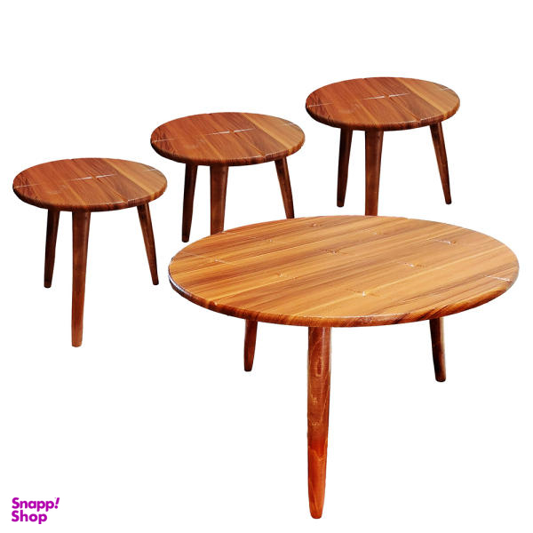 میز جلومبلی مدل میز پذیرایی مدل ارغوان کد 600 مجموعه 4 عددی