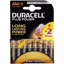 باتری نیم قلمی دوراسل مدل Plus Power بسته 6   2 عددی