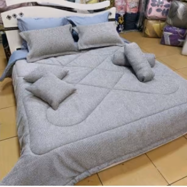 روتختی مخمل حصیری رنگ طوسی