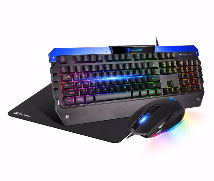 ست کمبوی گیمینگ سدس Keyboard Sades Battle Ram