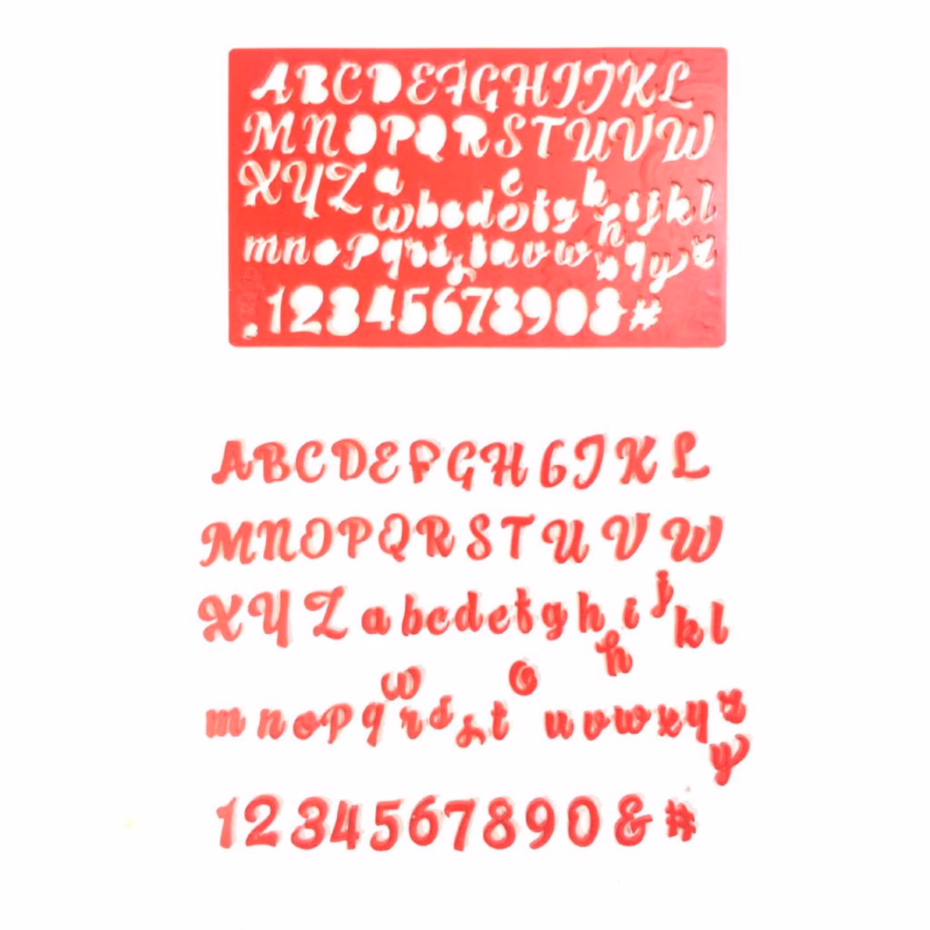 استامپ حروف و اعداد انگلیسی 