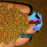 غذای ماهی گرانول 2 میل  انرژی بیومار روابی  اکسو اسپیرو واستا 100 گرمی  گوشتخوار گیاه خوار