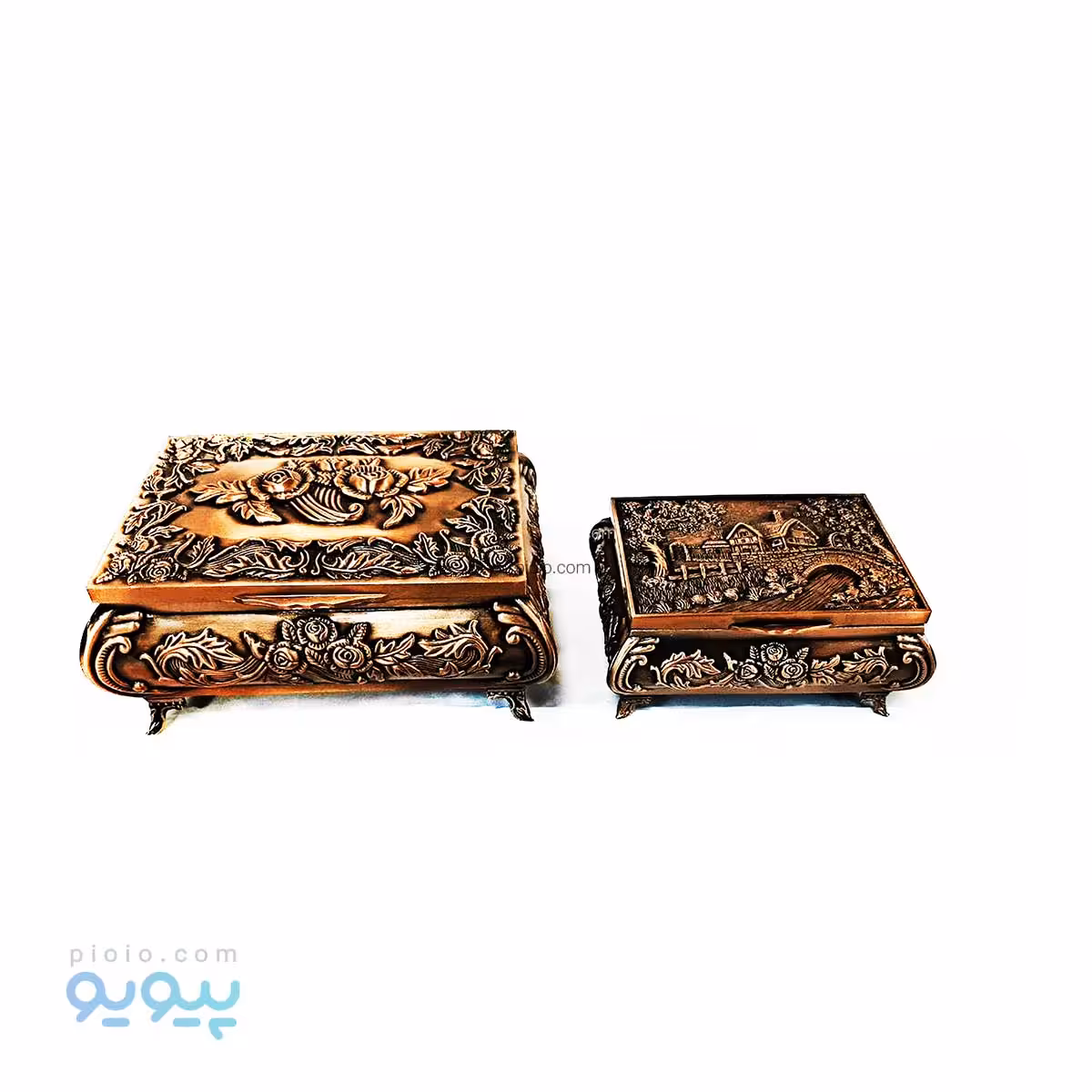 جاجواهری جعبه ای پایه دار