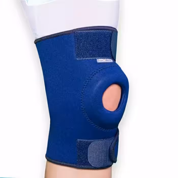 زانوبند قابل تنظیم کشکک باز نئوپرن فیری تن یار مناسب درد در ناحیه زانو یا هنگام ورزش و فعالیت 
