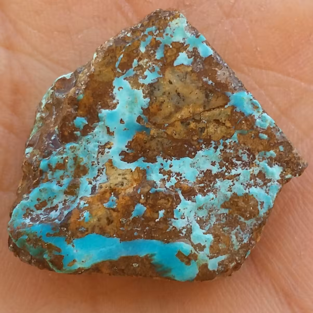 اسلایس سنگ راف فیروزه آبی ااصل نیشابور 100 در 100 طبیعی شاهکاار خلقت
سایز مدالی
مناسب جهت دکور و ساخت نگین
زیبا